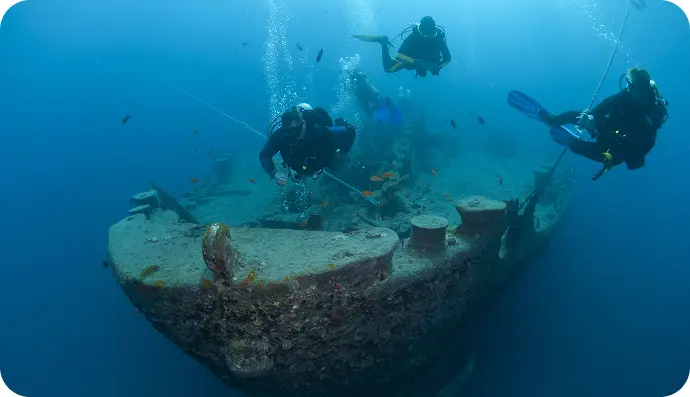 Dive sites in the Red Sea